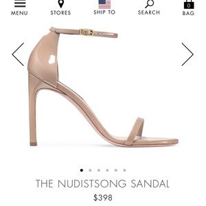 Stuart Weizman Nudistsong High Sandal!